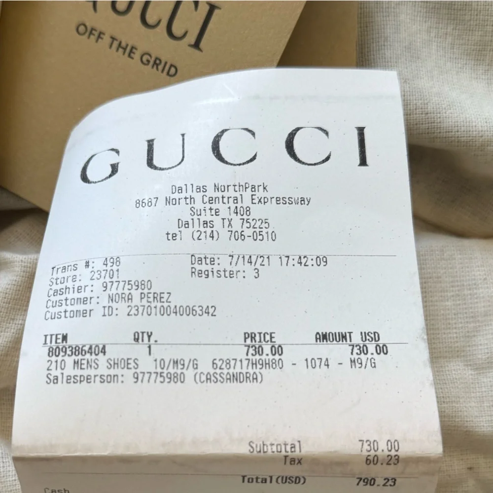 Gucci | Mens Off the grid High Tops Black and Red Tennis 1977 Sneakers
